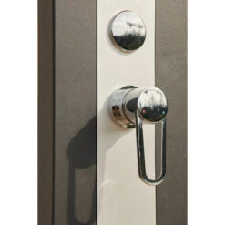 Douche Solaire Pour Piscine Formidra Spring 30 L - Anthracite / Aluminium Brossé -Piscine Magasin 11290 douche spring anthracite alu brosse mitigeur