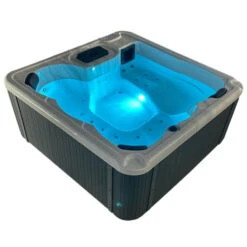Spa Rigide Acrylique Bestway 5 Places -Piscine Magasin 17547 spa rigide acrylique bestway 5 places led bleu clair