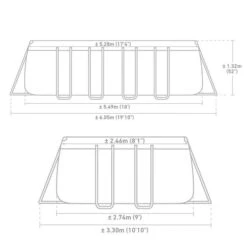 Piscine Tubulaire Intex Ultra XTR 5,49 X 2,74 X 1,32 M -Piscine Magasin 26356gn piscine tubulaire intex ultra xtr 549 274 132 dimensions