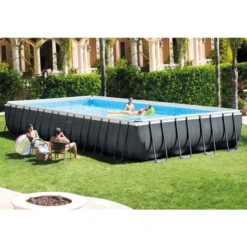 Piscine Tubulaire Rectangulaire Intex Ultra XTR 9,75 X 4,88 X 1,32 M 10 Piscine Tubulaire Rectangulaire Intex Ultra XTR 9,75 X 4,88 X 1,32 M -Piscine Magasin 26374gn raviday piscine tubulaire intex ronde ultra xtr 9 75 x 4 88 x 1 32 m ambiance