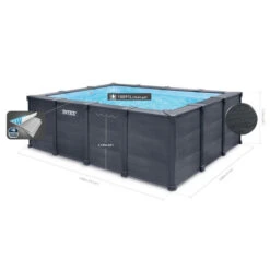 Piscine Tubulaire Rectangulaire Intex Graphite 4 X 3 X 1,24 M 17 Piscine Tubulaire Rectangulaire Intex Graphite 4 X 3 X 1,24 M -Piscine Magasin 26396gn piscine tubulaire rectangulaire intex graphite 4 3 1 24 m dimensions