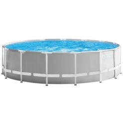 Piscine Tubulaire Ronde Intex Prism Frame 4,57 X 1,22 M