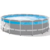 Piscine Tubulaire Ronde Intex Prism Frame Clearview 4,88 X 1,22 M -Piscine Magasin 26730np piscine tubulaire ronde intex prism frame clear window 4 88 1 22