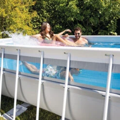 Piscine Tubulaire Rectangulaire Intex Prism Frame Clearview 4 X 2 X 1,22 M 18 Piscine Tubulaire Rectangulaire Intex Prism Frame Clearview 4 X 2 X 1,22 M -Piscine Magasin 26770np kit piscine clearview rectangulaire 2