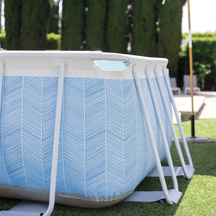 Piscine Tubulaire Rectangulaire Intex Chevron 4 X 2 X 1 M 9 Piscine Tubulaire Rectangulaire Intex Chevron 4 X 2 X 1 M – Image 7