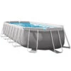 Piscine Tubulaire Ovale Intex Prism Frame 6,10 X 3,05 X 1,22 M -Piscine Magasin 26798np piscine tubulaire intex prism frame ovale 610 305 122 m