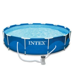 Piscine Tubulaire Intex Metal Frame 3,66 X 0,76 M + épurateur 1,7 M³/h