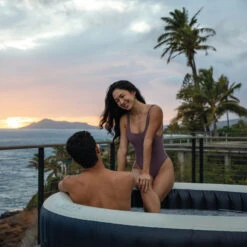 Spa Gonflable Intex PureSpa Blue Navy 4 Places -Piscine Magasin 28430ex spa gonflable blue navy 4 places 1