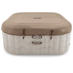 Spa Gonflable Intex PureSpa Chevron 4 Places 16 Spa Gonflable Intex PureSpa Chevron 4 Places -Piscine Magasin 28446ex spa gonflable intex purespa chevron 4 places couverture