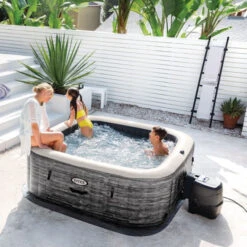 Spa Gonflable Intex Pure Spa Ardoise 6 Places - Emplacement Cartouches S2 -Piscine Magasin 28452np spa gonflable ardoise 6 places 2