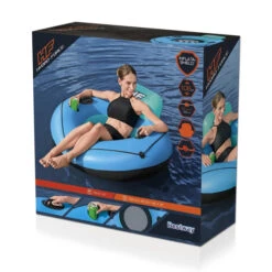 Bouée Gonflable Avec Appui Tête Bestway Hydro-Force -Piscine Magasin 303021290670 43108 30x9x30cm 3d 150dpi