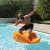 Pouf Géant Extérieur Flottant Colorfun - Orange Tropcial -Piscine Magasin 3700301149862 poolbag lagos 130x170cm orange tropical 6 1000x1000 1
