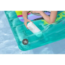 Matelas Gonflable De Piscine Bestway Retro Beats -Piscine Magasin 43649 bouee gonflable bestway retro beats enceinte