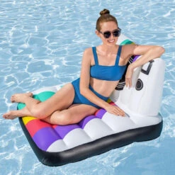 Fauteuil Gonflable Bestway Polaroid -Piscine Magasin 43656 siege gonflable bestway polaroid ambiance