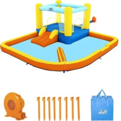 Aire De Jeux Bestway Beach Bounce (soufflerie En Continu) -Piscine Magasin 53381 pack complet min