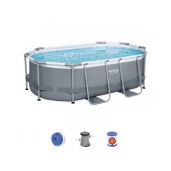 Piscine Tubulaire Ovale Bestway Power Steel 3,05 X 2 X 0,84 M -Piscine Magasin 5614a piscine ovale bestway power steel 3 05 x 2 x 0 84 m schema