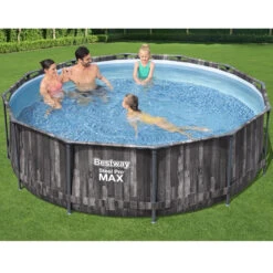 Piscine Tubulaire Ronde Bestway Steel Pro Max Imitation Bois 3,66 X 1,00 M 12 Piscine Tubulaire Ronde Bestway Steel Pro Max Imitation Bois 3,66 X 1,00 M -Piscine Magasin 5614x