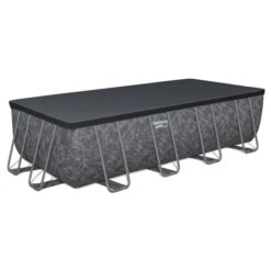 Piscine Tubulaire Rectangulaire Bestway APX 365 5,49 X 2,74 X 1,32 M + Filtration + Accessoires -Piscine Magasin 561ka piscine tubulaire rectangulaire bestway apx 365 549 274 132 couverture