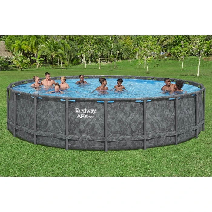 Piscine Tubulaire Ronde Bestway APX 365 6,10 X 1,32 M + Filtration + Accessoires 5 Piscine Tubulaire Ronde Bestway APX 365 6,10 X 1,32 M + Filtration + Accessoires – Image 3