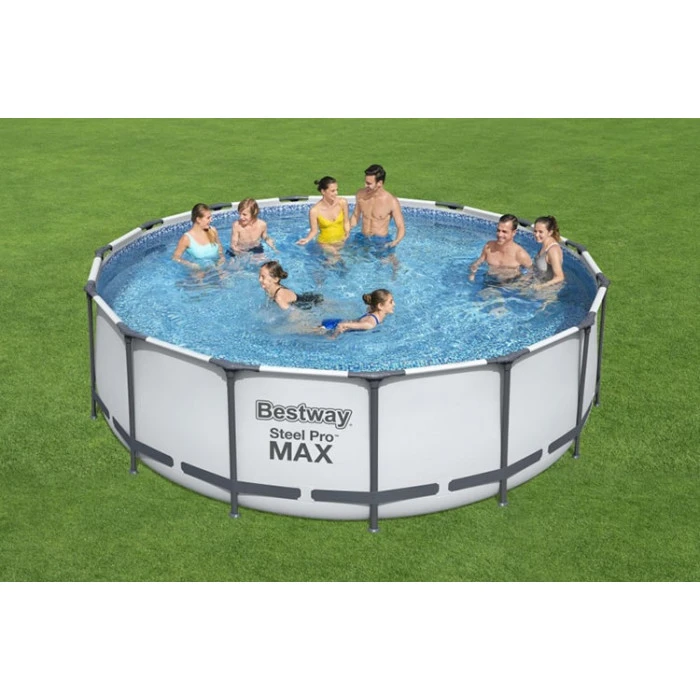 Piscine Tubulaire Ronde Bestway Steel Pro Max 4,57 X 1,22 M 5 Piscine Tubulaire Ronde Bestway Steel Pro Max 4,57 X 1,22 M – Image 3