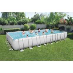 Piscine Tubulaire Rectangulaire Bestway Power Steel™ 9,56 X 4,88 X 1,32 M -Piscine Magasin 56623 piscine tubulaire rectangulaire bestway power steeltm 9 56 x 4 88 x 1 32 m ambiance