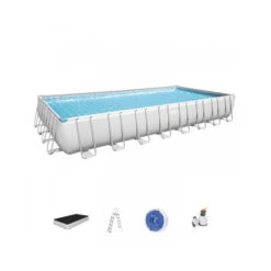 Piscine Tubulaire Rectangulaire Bestway Power Steel™ 9,56 X 4,88 X 1,32 M -Piscine Magasin 56623 piscine tubulaire rectangulaire bestway power steeltm 9 56 x 4 88 x 1 32 m tout inclu
