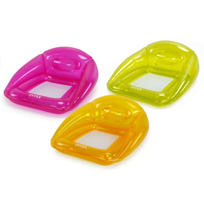 Fauteuil Gonflable Candy Maille Intex - Orange 4 Fauteuil Gonflable Candy Maille Intex - Orange – Image 2