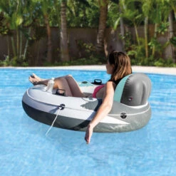 Fauteuil Gonflable De Piscine INTEX River Run Turquoise 8 Fauteuil Gonflable De Piscine INTEX River Run Turquoise -Piscine Magasin 56825eu fauteuil gonflable river run 1