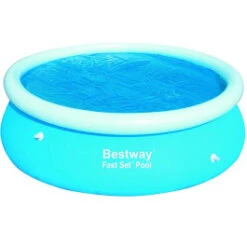 DESTOCKAGE - Bâche à Bulles Bestway Ronde 3,50 M Pour Piscine De 3,96 M
