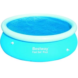 DESTOCKAGE - Bâche à Bulles Bestway Ronde 3,50 M Pour Piscine De 3,96 M 3 DESTOCKAGE - Bâche à Bulles Bestway Ronde 3,50 M Pour Piscine De 3,96 M