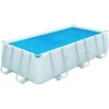 DESTOCKAGE - Bâche à Bulles Bestway Rectangulaire 2,60 X 1,80 M Pour Piscine De 2,82 X 1,96 X 0,84 M 1 DESTOCKAGE - Bâche à Bulles Bestway Rectangulaire 2,60 X 1,80 M Pour Piscine De 2,82 X 1,96 X 0,84 M -Piscine Magasin 58245e