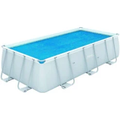 DESTOCKAGE - Bâche à Bulles Bestway Rectangulaire 2,60 X 1,80 M Pour Piscine De 2,82 X 1,96 X 0,84 M