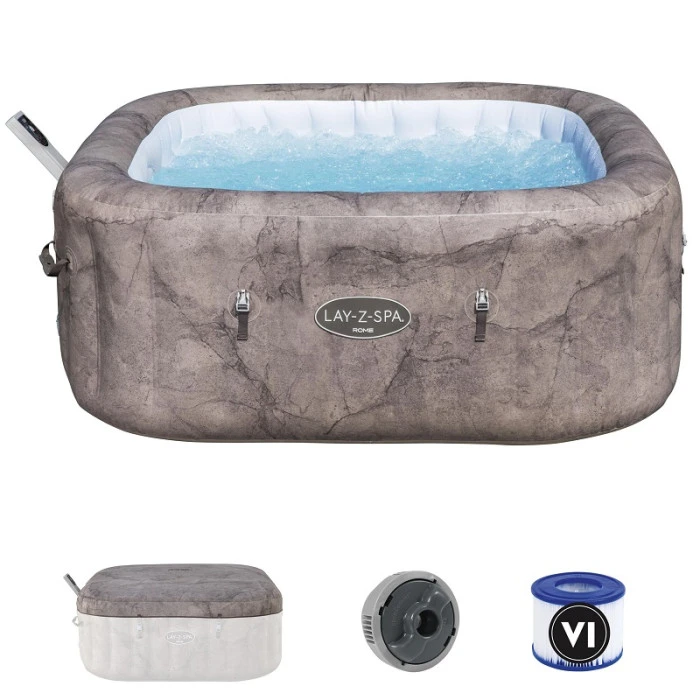 Spa Gonflable Bestway Lay-Z-Spa ROME EnergySense Airjet 6 Places 4 Spa Gonflable Bestway Lay-Z-Spa ROME EnergySense Airjet 6 Places – Image 2
