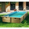 Piscine En Bois Rectangulaire Ubbink Sunwater 5,55 X 3,00 X 1,40 M - Liner Bleu 2 Piscine En Bois Rectangulaire Ubbink Sunwater 5,55 X 3,00 X 1,40 M - Liner Bleu -Piscine Magasin 7504754 piscine bois rectangulaire ubbink sunwater 300 555 bleu
