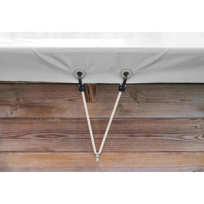 Bâche D'hivernage Pour Piscine En Bois Rectangulaire Pool'n Box Junior 4 Bâche D'hivernage Pour Piscine En Bois Rectangulaire Pool'n Box Junior – Image 2