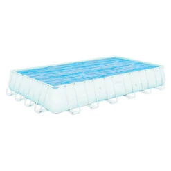 DESTOCKAGE - Bâche à Bulles Bestway Rectangulaire 7,03 X 3,36 M Pour Piscine De 6,71 Ou 7,32 X 3,66 M
