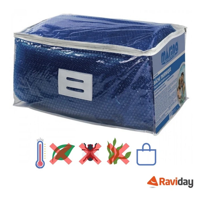 DESTOCKAGE - Bâche à Bulles Marina 180 Microns Pour Piscine Ø 5,50 M 4 DESTOCKAGE - Bâche à Bulles Marina 180 Microns Pour Piscine Ø 5,50 M – Image 2