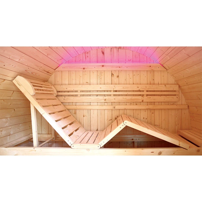 Sauna Traditionnel D'extérieur Holl's Gaïa Bella 4 Sauna Traditionnel D'extérieur Holl's Gaïa Bella – Image 2