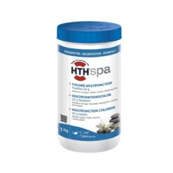 HTH Spa - Chlore Stabilisé Multifonction Pastilles 1,2kg