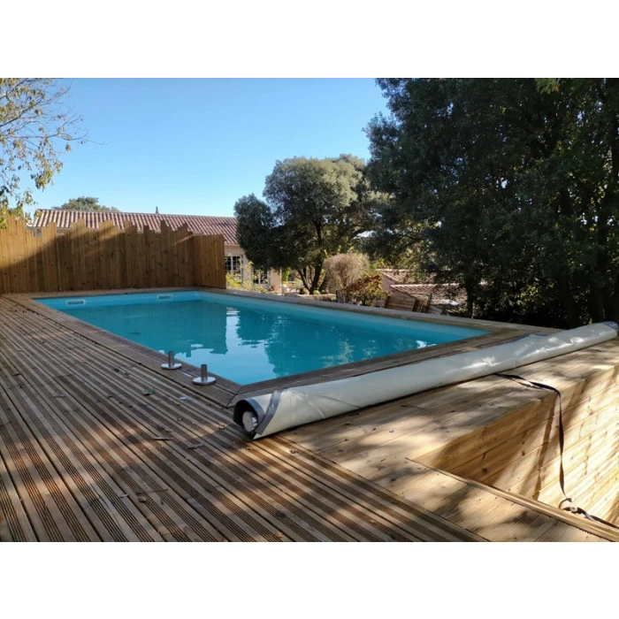 Couverture De Sécurité 4 Saisons Cov'Top - Piscine Entre 2,5 X 5 M Et 3 X 6 M - Gris 7 Couverture De Sécurité 4 Saisons Cov'Top - Piscine Entre 2,5 X 5 M Et 3 X 6 M - Gris – Image 5