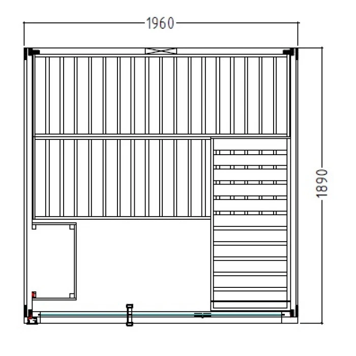 Sauna Traditionnel Harvia Family Large - 3/4 Places 8 Sauna Traditionnel Harvia Family Large - 3/4 Places – Image 6