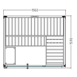 Sauna Traditionnel Harvia Family Medium - 2/3 Places 15 Sauna Traditionnel Harvia Family Medium - 2/3 Places -Piscine Magasin family medium dim