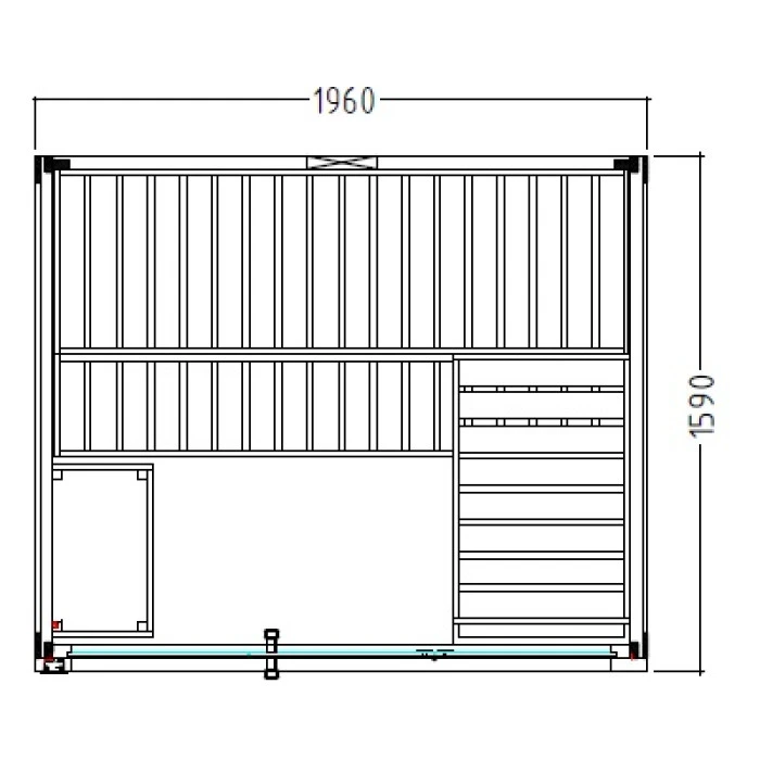 Sauna Traditionnel Harvia Family Medium - 2/3 Places 9 Sauna Traditionnel Harvia Family Medium - 2/3 Places – Image 7