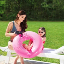 Gonfleur électrique 12/220 V Pour Matelas Et Jeux Piscine Intex -Piscine Magasin gonfleur electrique 12 220v intex 4