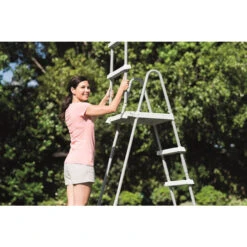 RECONDITIONNE - Échelle D'accès Piscine 1,22 M Intex -Piscine Magasin intex echelle piscine 122 cm 1 1