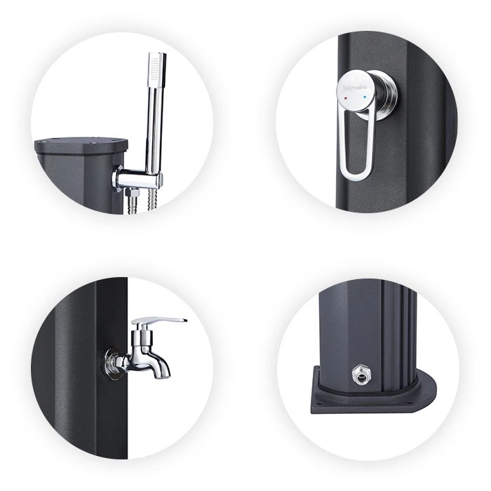 Douche Solaire Jolly Go 20L-Terracotta 4 Douche Solaire Jolly Go 20L-Terracotta – Image 2