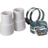 2 Manchons Pour Branchement Tuyaux + 4 Colliers Ø 38/32 Mm GRE -Piscine Magasin kit connexion