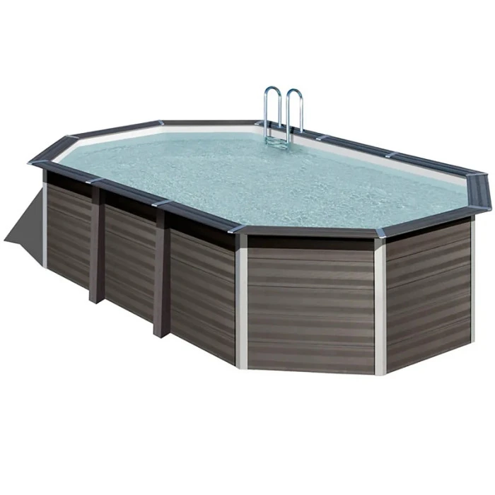 GRE Piscine Ovale Composite Gré Avantgarde - 6,64 X 3,86 X 1,54 M