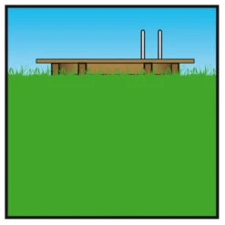 Piscine En Bois Rectangulaire Ubbink Linéa 15,50 X 3,50 X 1,55 M - Liner Beige -Piscine Magasin picto coupe enterre 1