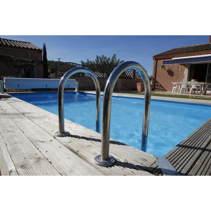 Piscine En Bois Rectangulaire Ubbink Azura 4,30 X 3 X 1,26 M - Liner Bleu 3 Piscine En Bois Rectangulaire Ubbink Azura 4,30 X 3 X 1,26 M - Liner Bleu – Image 2